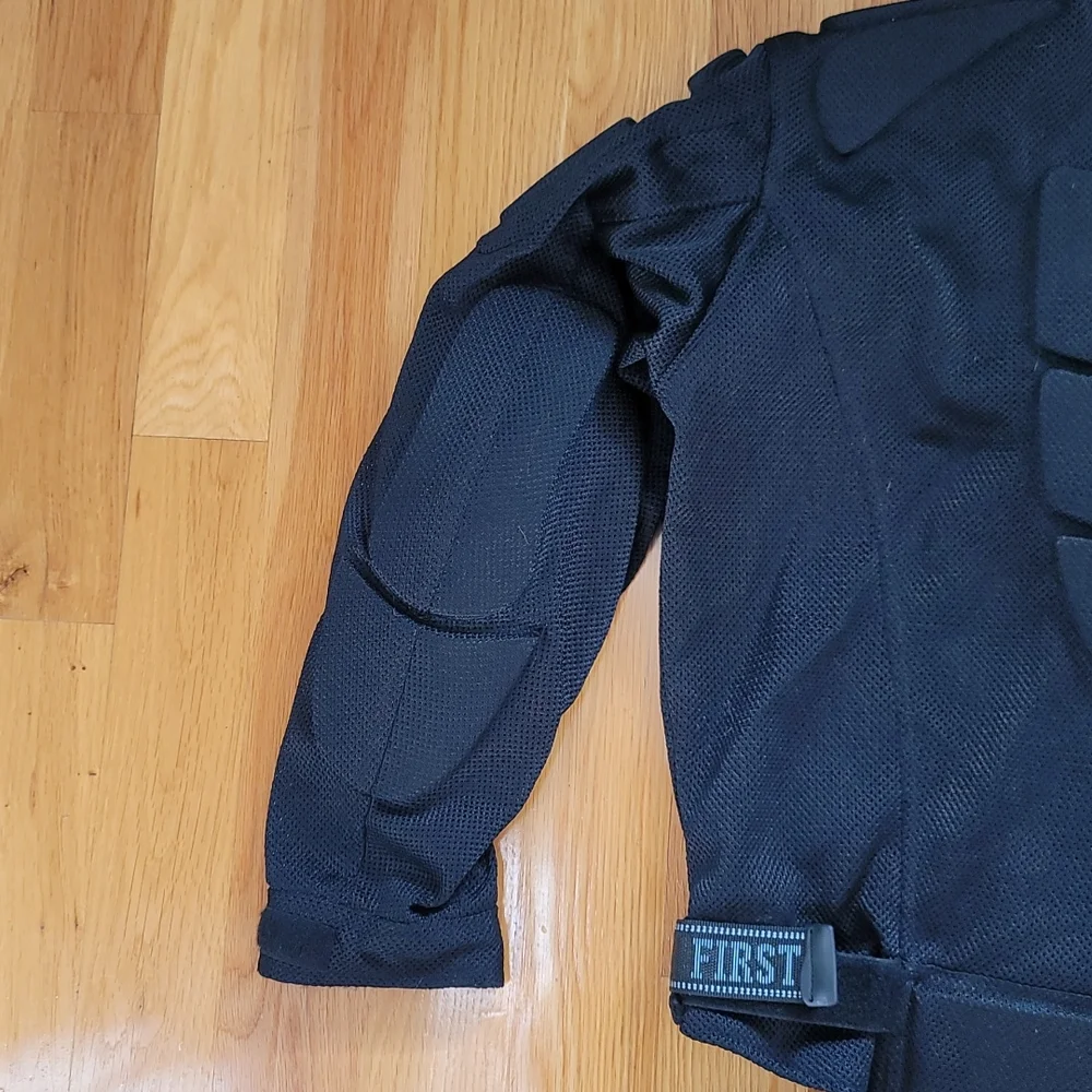 First Racing Motorcycle Jacket, Black, Size Large - Picture 10 of 11